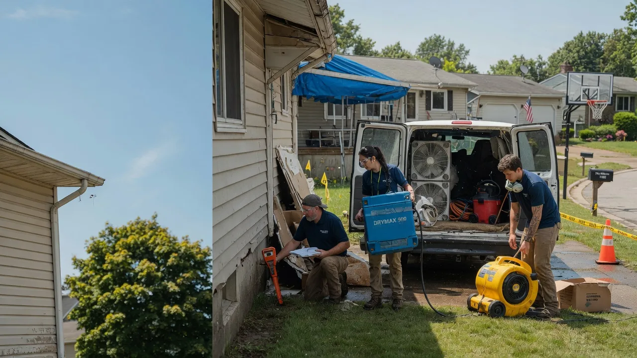 Ceiling Leak Cleanup in Cross Plains, IN near me